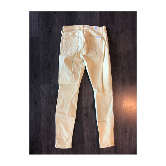 🎉TAKE 50% OFF! 7 For All Mankind Yellow Jeans - Picture 2 of 3